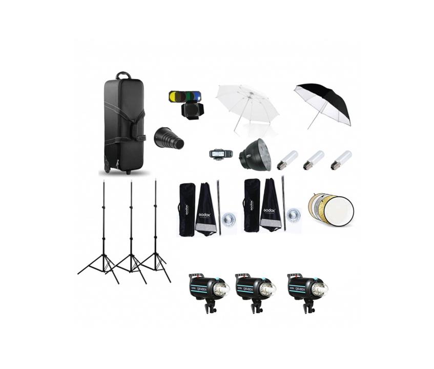 کیت فلاش استودیویی گودکس مدل Falsh Studio Godox  QS-300 II